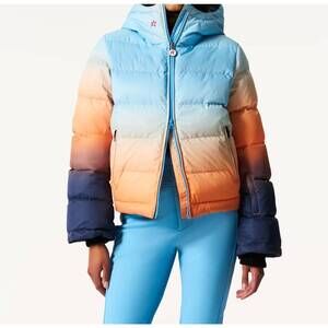 NEW PERFECT MOMENT polar flare ski jacket in degrade sunset